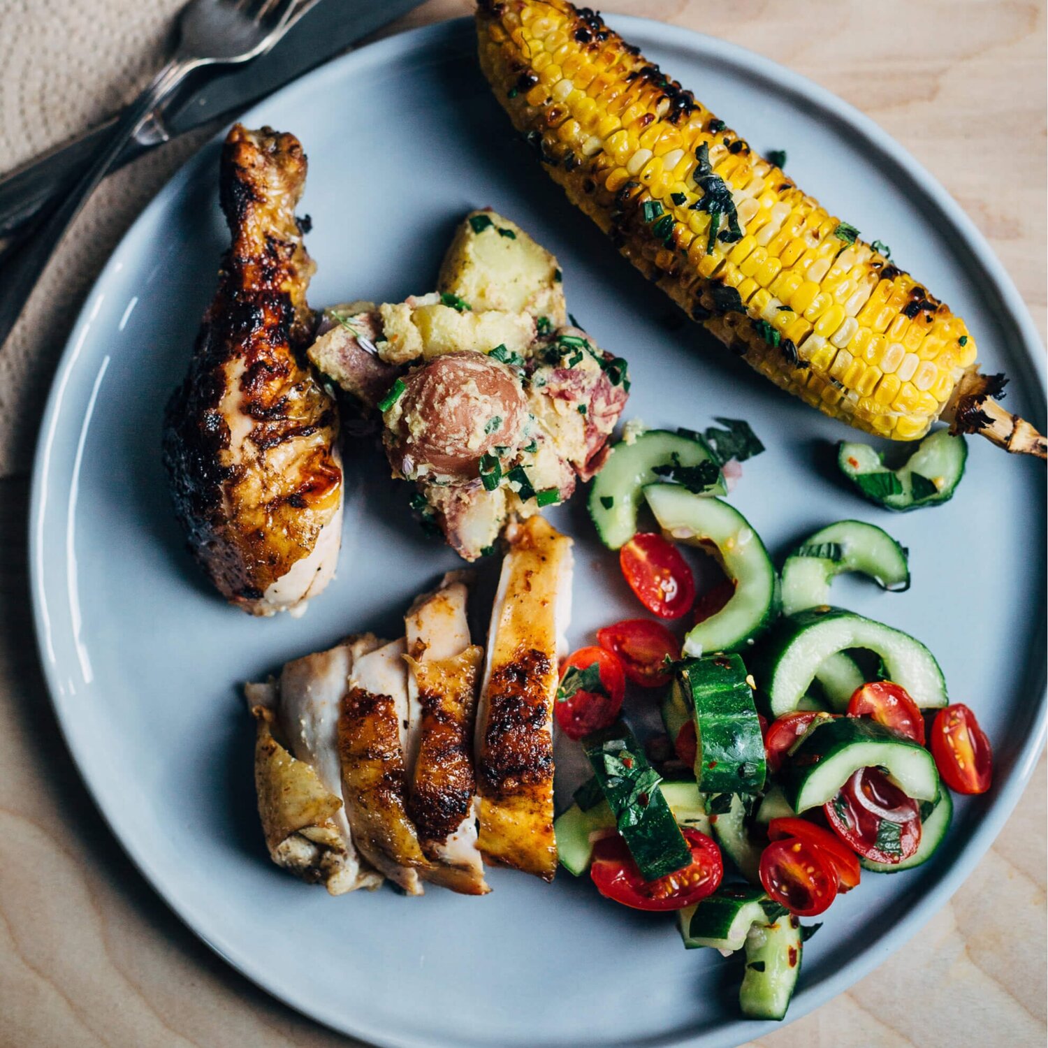 Garlic Grilled Chicken Farmer Focus